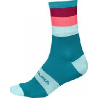 Photo Chaussettes endura bande passante paisley bleu