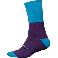 Photo Chaussettes endura hiver baabaa merino bleu electrique