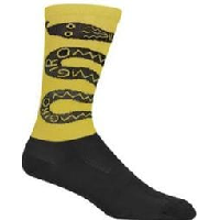 Photo Chaussettes giro comp high rise jaune noir