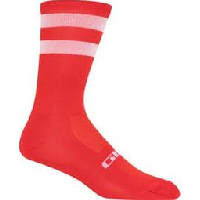 Photo Chaussettes giro comp high rise rouge brillant