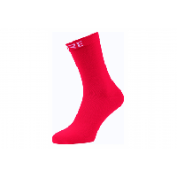 Photo Chaussettes gore wear cancellara mid rouge