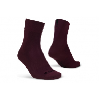 Photo Chaussettes hautes gripgrab lightweight airflow rouge fonce