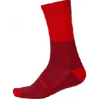 Photo Chaussettes hiver endura baabaa merino rouge