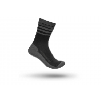 Photo Chaussettes hiver gripgrab waterproof merino thermal noir gris