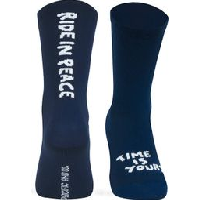 Photo Chaussettes pacific and co ride in peace bleu