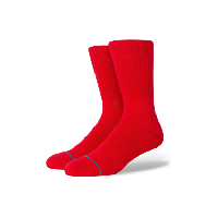Photo Chaussettes stance icon crew rouge