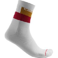 Photo Chaussettes unisexe castelli blocco 15 blanc ivoire