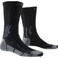 Photo Chaussettes x socks trek silver homme noir gris