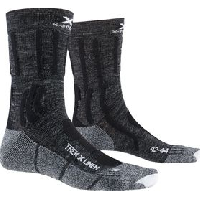 Photo Chaussettes x socks trek x linen homme gris noir