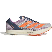 Photo Chaussures athletisme adidas running adizero aventi bleu orange violet unisex