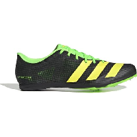 Photo Chaussures athletisme adidas running distancestar noir jaune vert homme