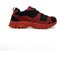 Photo Chaussures de randonnee s karp mfx1 ss rouge cuir naturel box croute semelle vibram exmoor