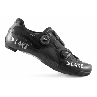 Photo Chaussures de route lake cx403 x noir argent modelo horma ancha
