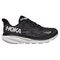 Photo Chaussures de running femme hoka clifton 9 noir blanc