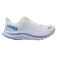 Photo Chaussures de running femme hoka kawana blanc bleu rose