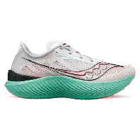 Photo Chaussures de running femme saucony endorphin pro 3 blanc vert rose