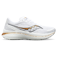 Photo Chaussures de running femme saucony endorphin speed 3 blanc or