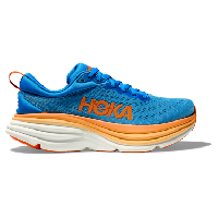 Photo Chaussures de running hoka bondi 8 bleu orange
