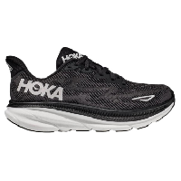 Photo Chaussures de running hoka clifton 9 wide noir blanc