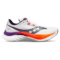 Photo Chaussures de running homme saucony endorphin speed 4 blanc violet orange