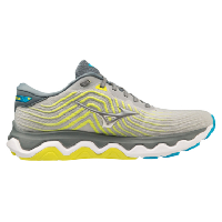 Photo Chaussures de running mizuno wave horizon 6 gris bleu jaune