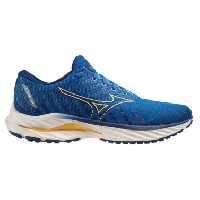 Photo Chaussures de running mizuno wave inspire 19 bleu jaune