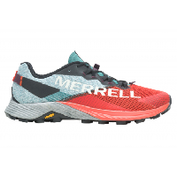 Photo Chaussures de trail femme merrell long sky 2 rouge bleu