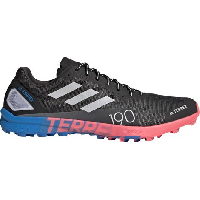 Photo Chaussures de trail running adidas terrex speed pro noir bleu rouge