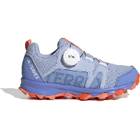 Photo Chaussures de trail running enfant adidas terrex agravic boa bleu rouge