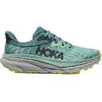 Photo Chaussures de trail running femme hoka challenger 7 wide vert jaune