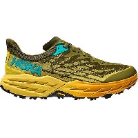 Photo Chaussures de trail running hoka speedgoat 5 khaki jaune