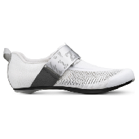 Photo Chaussures de triathlon fizik hydra aeroweave carbon blanc argent