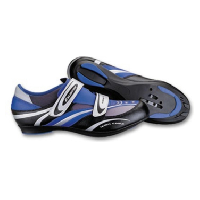 Photo Chaussures route exustar r920 noir bleu avec semelles nylon 44