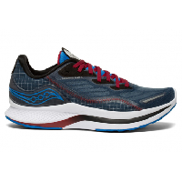 Photo Chaussures running saucony endorphin shift 2 bleu rouge homme