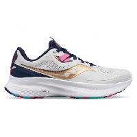 Photo Chaussures running saucony guide 15 prospect blanc or bleu femme
