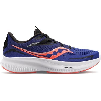 Photo Chaussures running saucony ride 15 bleu rouge