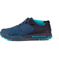 Photo Chaussures vtt pedales automatiques endura mt500 burner bleu marine