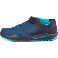 Photo Chaussures vtt pedales plates endura mt500 burner bleu marine