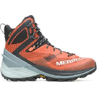 Photo Chausures de randonnee merrell rogue hiker mid gore tex orange