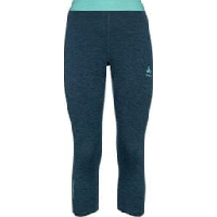 Photo Collant 3 4 odlo revelstoke performance wool warm femme bleu