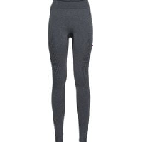 Photo Collant long femme odlo performance warm eco gris noir