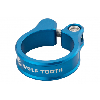 Photo Collier de selle wolf tooth seatpost clamp bleu