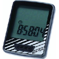 Photo Compteur sans fil bbb dashboard 10 fonctions noir argent