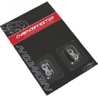 Photo Connecteur de chaine velo 1 3v newton anti rouille compatible sram attache rapide blister de 2 pieces