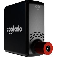 Photo Coolado tpump xs le plus petit mini compresseur portable avec manometre pression jusqu a 10 3 bar couplage direct sans tuyau