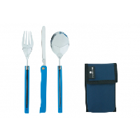 Photo Couverts ferrino cutlery foldable travel gris