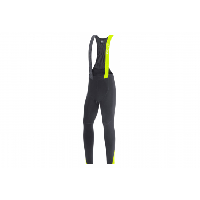 Photo Cuissard long gore wear c5 thermo noir jaune fluo
