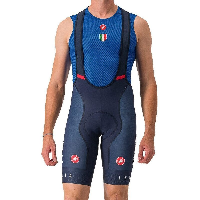 Photo Cuissard vélo court Castelli Team Italia Competizione Bibshort 2023 L bleu foncé