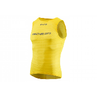 Photo Debardeur de compression skins cycle short sleeveless baselayer jaune