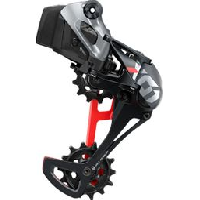 Photo Derailleur arriere sram x01 eagle axs 52 dents sans batterie rouge